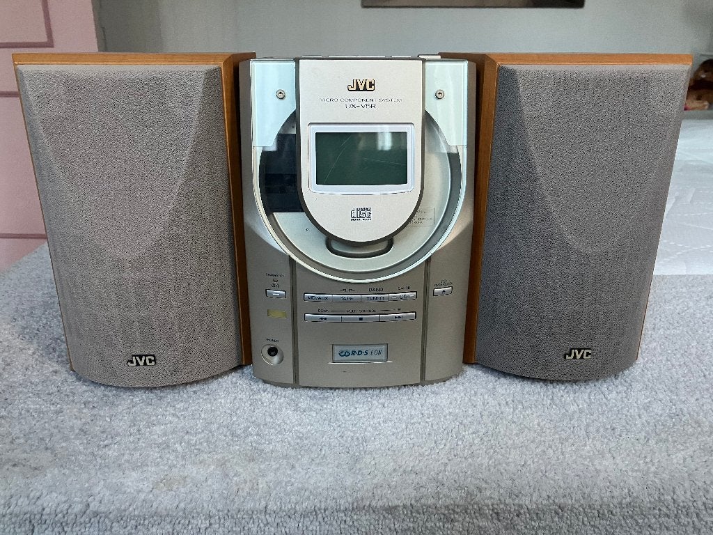 JVC UX-V5R Microset CD,Cassette,FM, Gebruikt, JVC, Microset, Ophalen of Verzenden