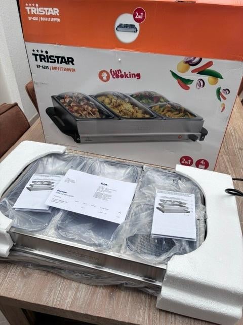 buffet warmteplaat, Nieuw, Vrijstaand, Elektrisch, 4 kookzones