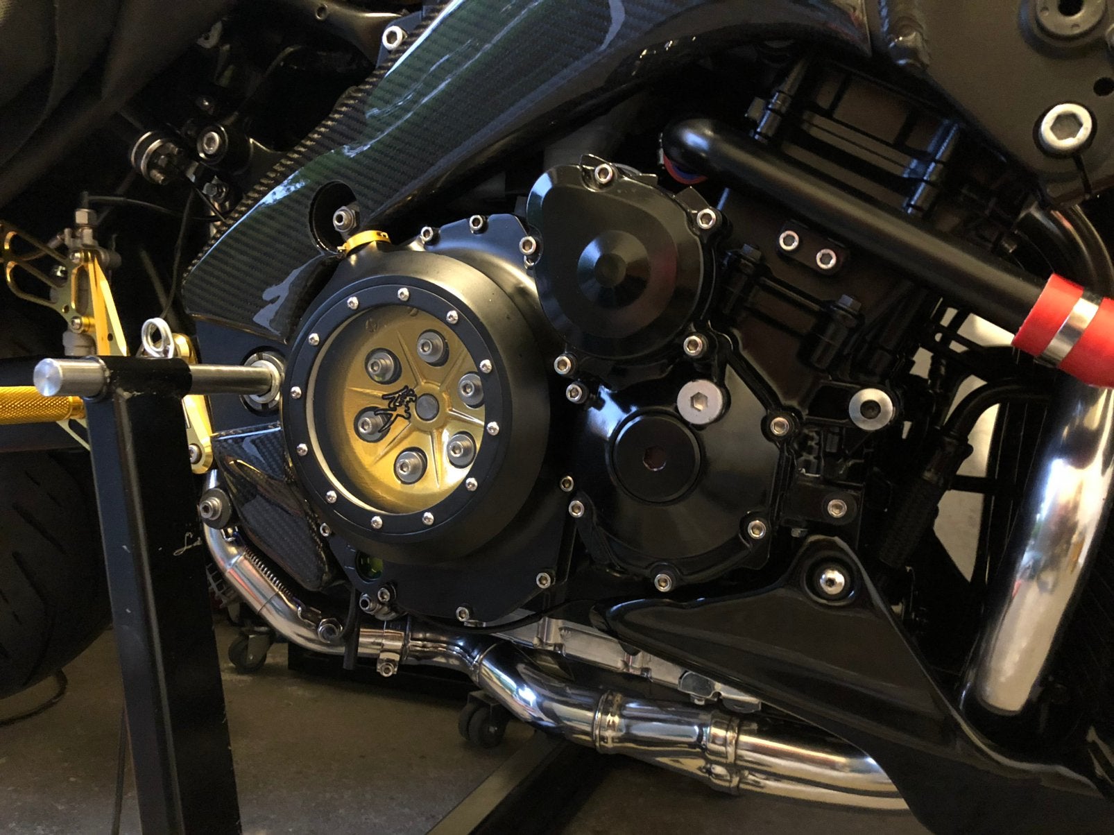 Custom koppeling deksel Suzuki Hayabusa B-King b king bking, Motoren, Onderdelen | Suzuki, Ophalen of Verzenden