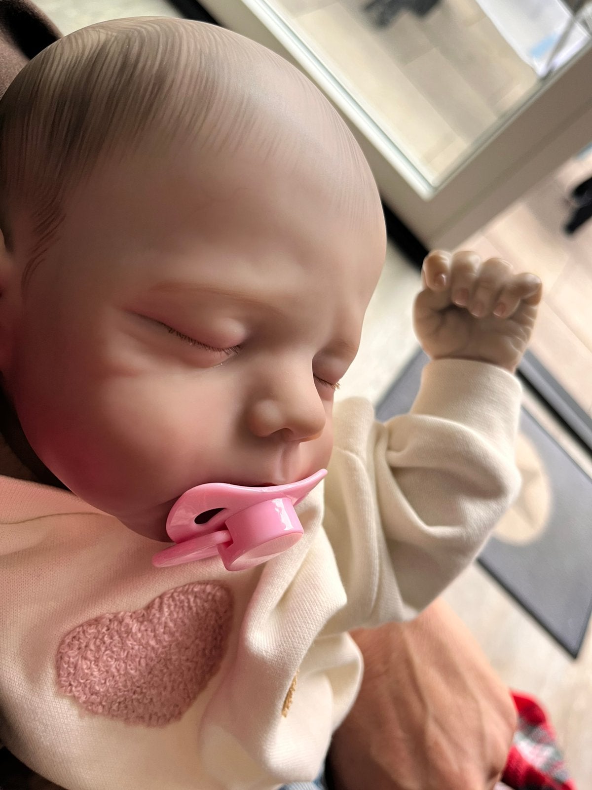 Reborn doll Isa ZGAN, Verzamelen, Poppen, Ophalen of Verzenden, Zo goed als nieuw, Overige typen