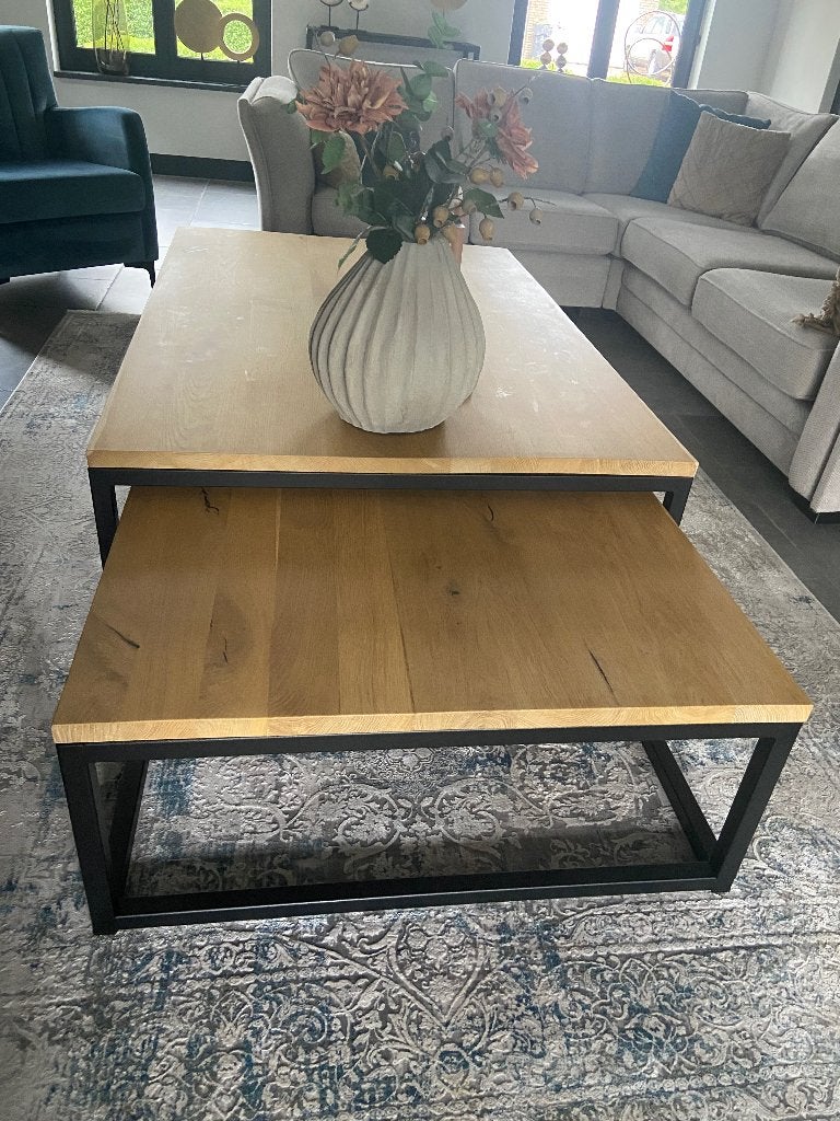 Salontafel, Ophalen, Gebruikt, 100 tot 150 cm, 50 tot 100 cm