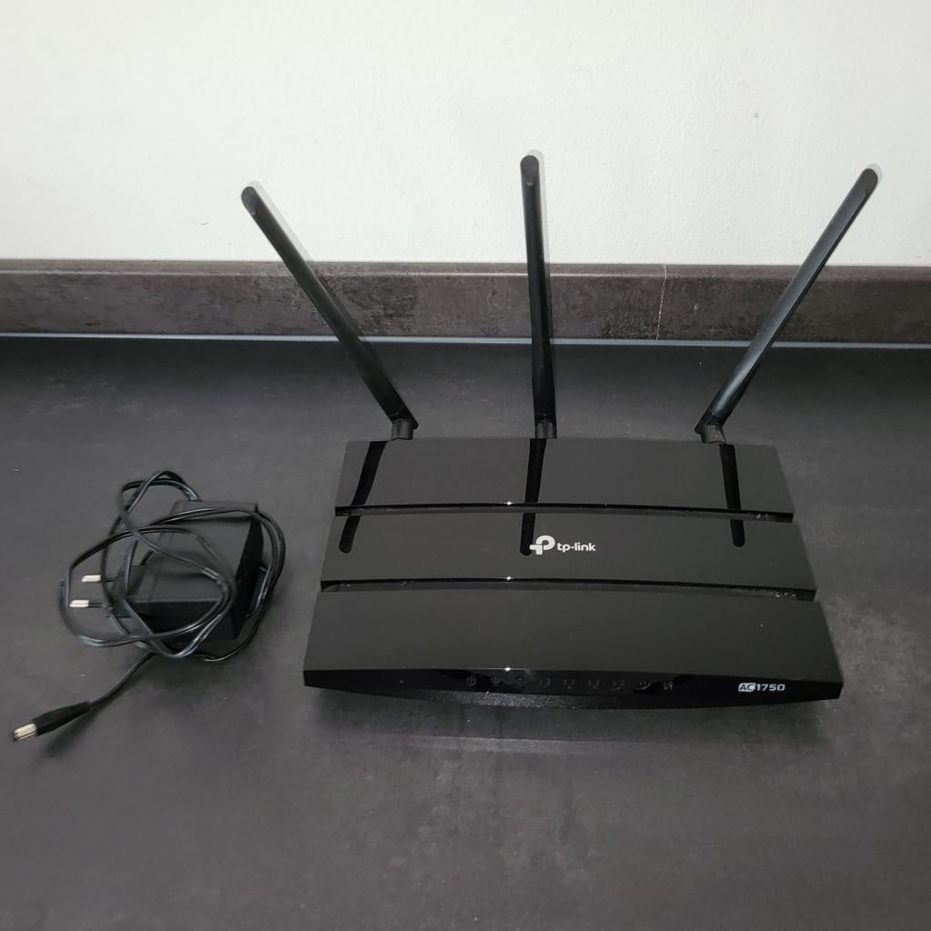 TP-Link Archer C7 AC1750 Dual Band Gigabit Router, Computers en Software, Routers en Modems, Ophalen of Verzenden, Gebruikt, Router