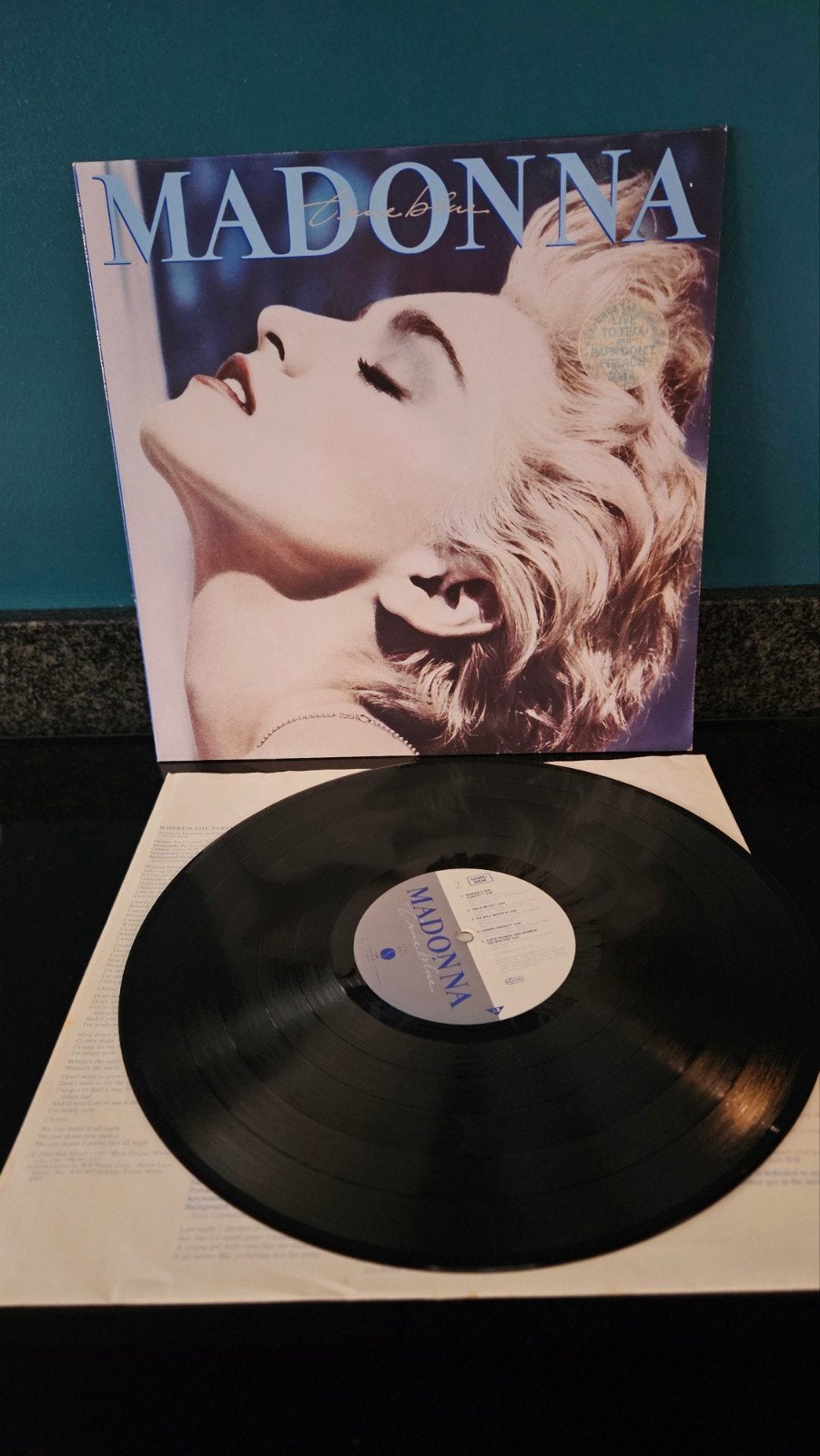 Madonna - True Blue LP (Vinyl) - Pop Klassieker, LP, Gebruikt, Pop, Originele persing