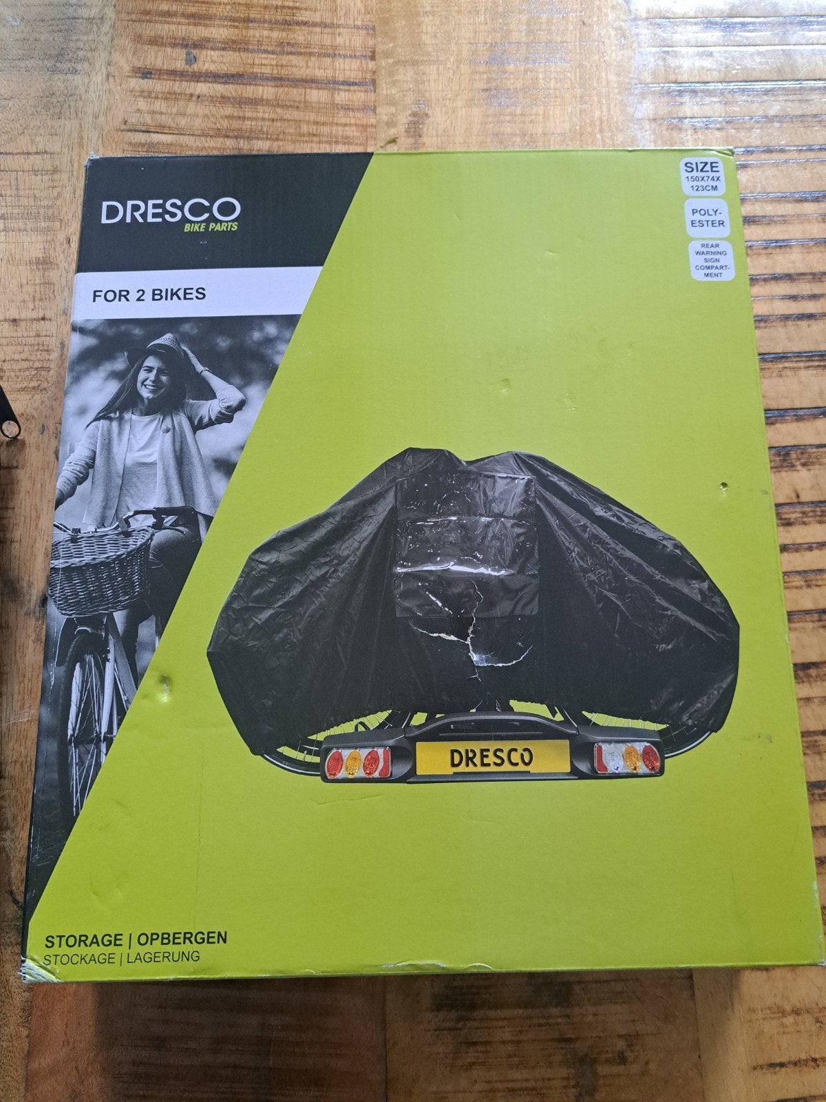 Dresco fietsendrager hoes voor 2 fietsen, Ophalen, Nieuw, Dresco