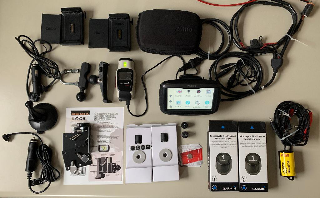 Garmin Zumo 595LM + Camera + bandenspanningsensoren, Ophalen, Gebruikt