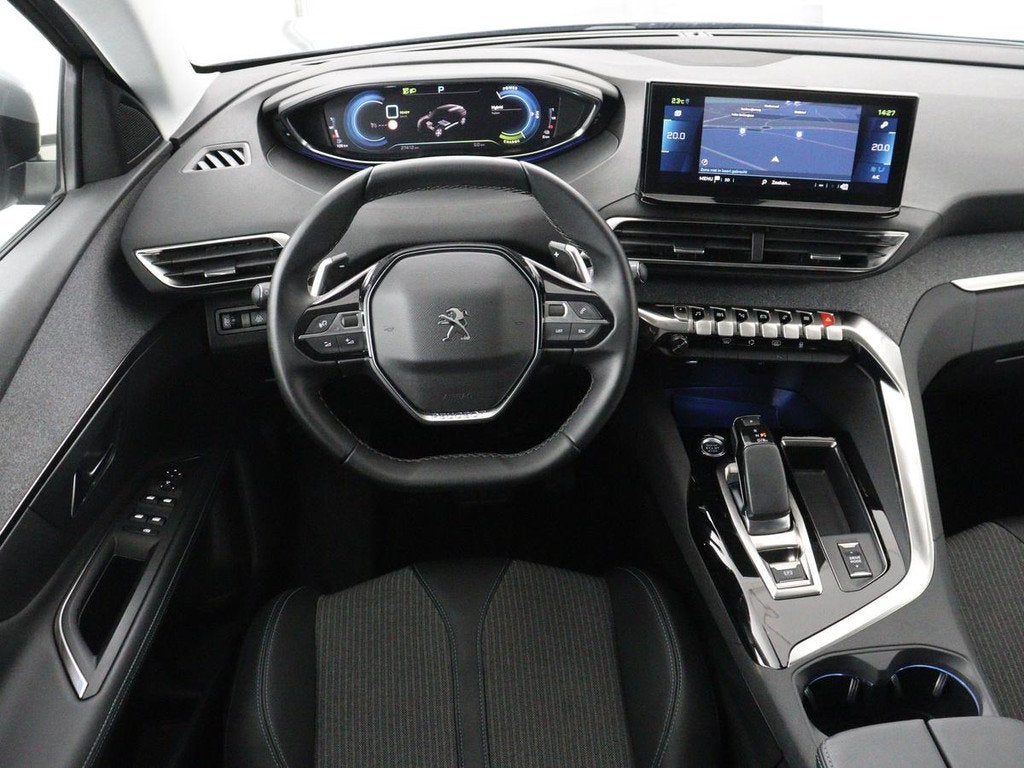 Peugeot 3008 1.6 HYbrid 225 Allure | SOH 97,7% | Half leder, Auto's, Peugeot, Euro 6, 4 cilinders, Leder en Stof, Plug-in hybride