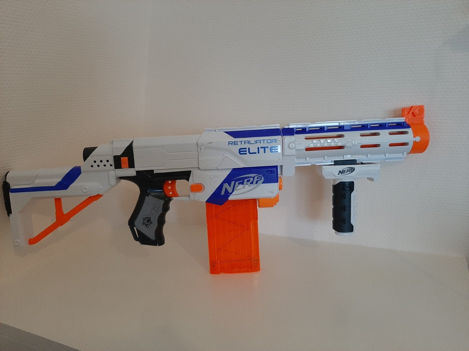 nerf n-strike elite retaliator xd, Ophalen of Verzenden, Zo goed als nieuw