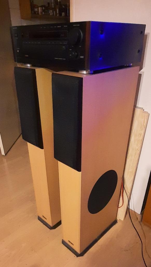 Koda S139 Speakers, 200 Watt, 8 Ohm, 106cm H, 17cm B, 40cm D, Ophalen, 120 watt of meer, Front, Rear of Stereo speakers, Overige merken