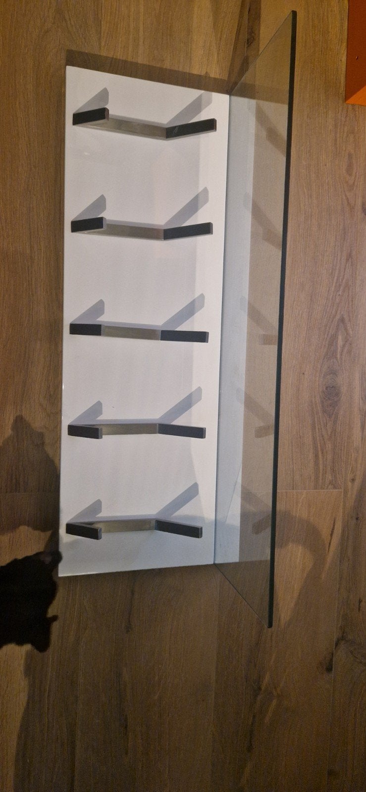 Moderne witte kapstok, Kunststof, Zo goed als nieuw, Minder dan 100 cm, Ophalen
