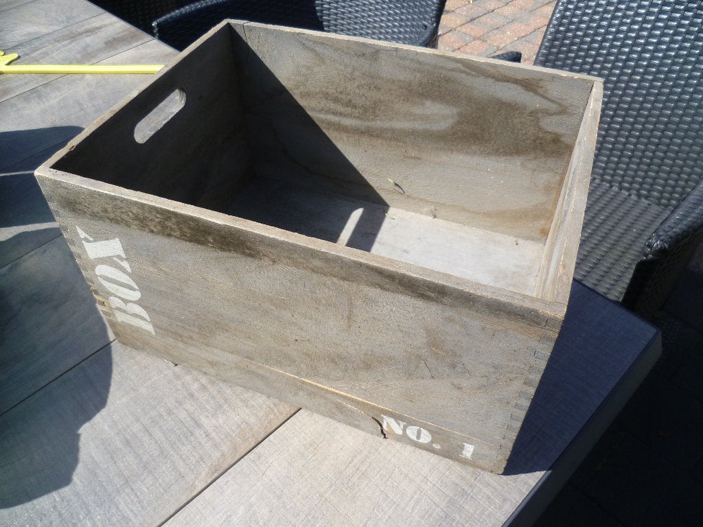 houten kistje, Ophalen, Zo goed als nieuw, Minder dan 50 cm, Minder dan 50 cm