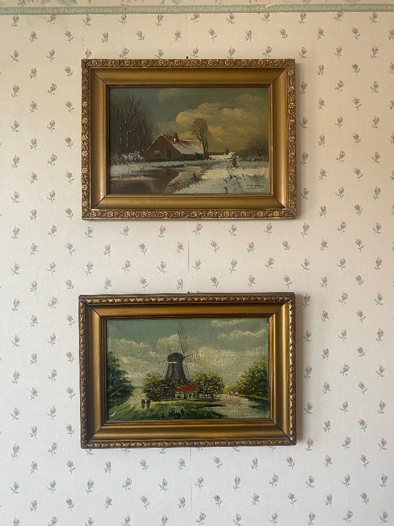 Schilderijtjes, Antiek en Kunst, Ophalen of Verzenden