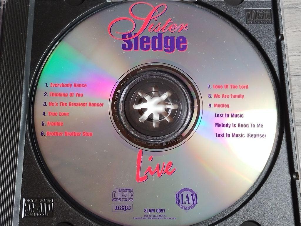 Sister Sledge ‎- Live, Ophalen of Verzenden, Zo goed als nieuw, Disco