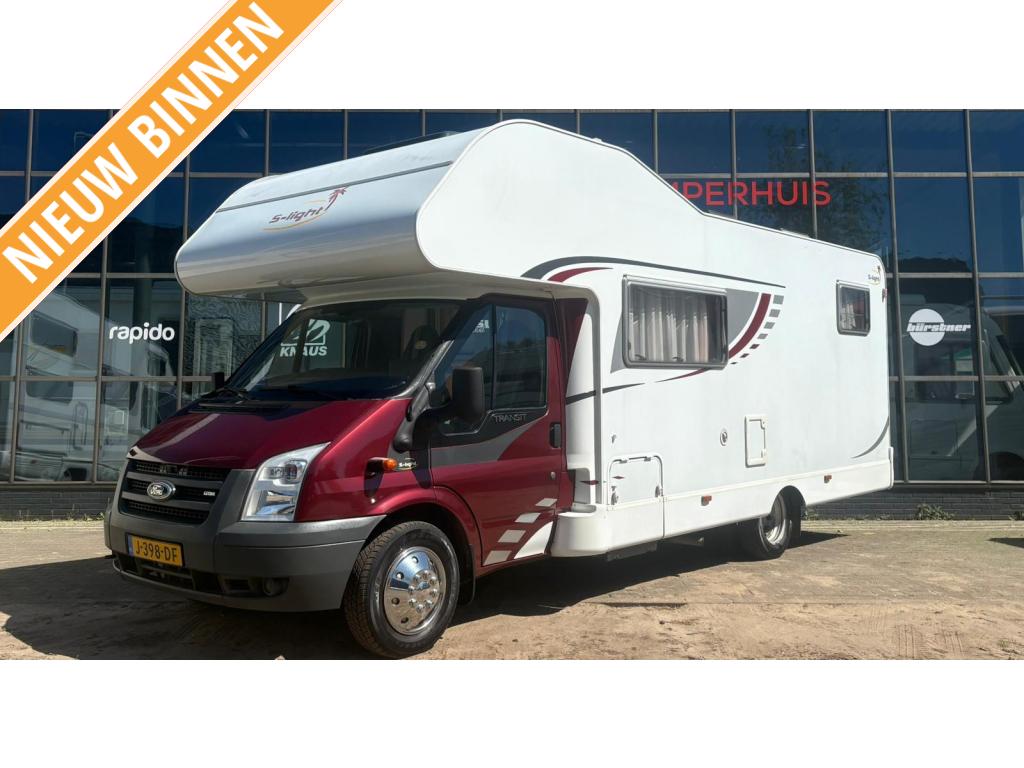 Sunlight Capron 2xAirco,XLGarage,Vastbed, Ringverwarming, Ford, Luifel, 7 tot 8 meter