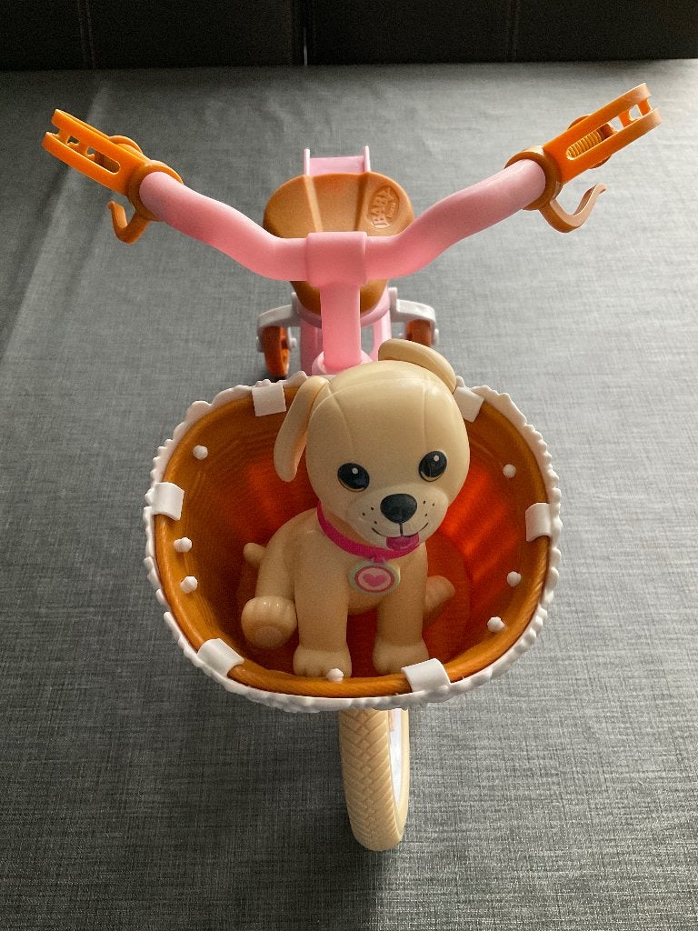 BABY Born Fiets met Lucky, Ophalen, Zo goed als nieuw, Overige typen