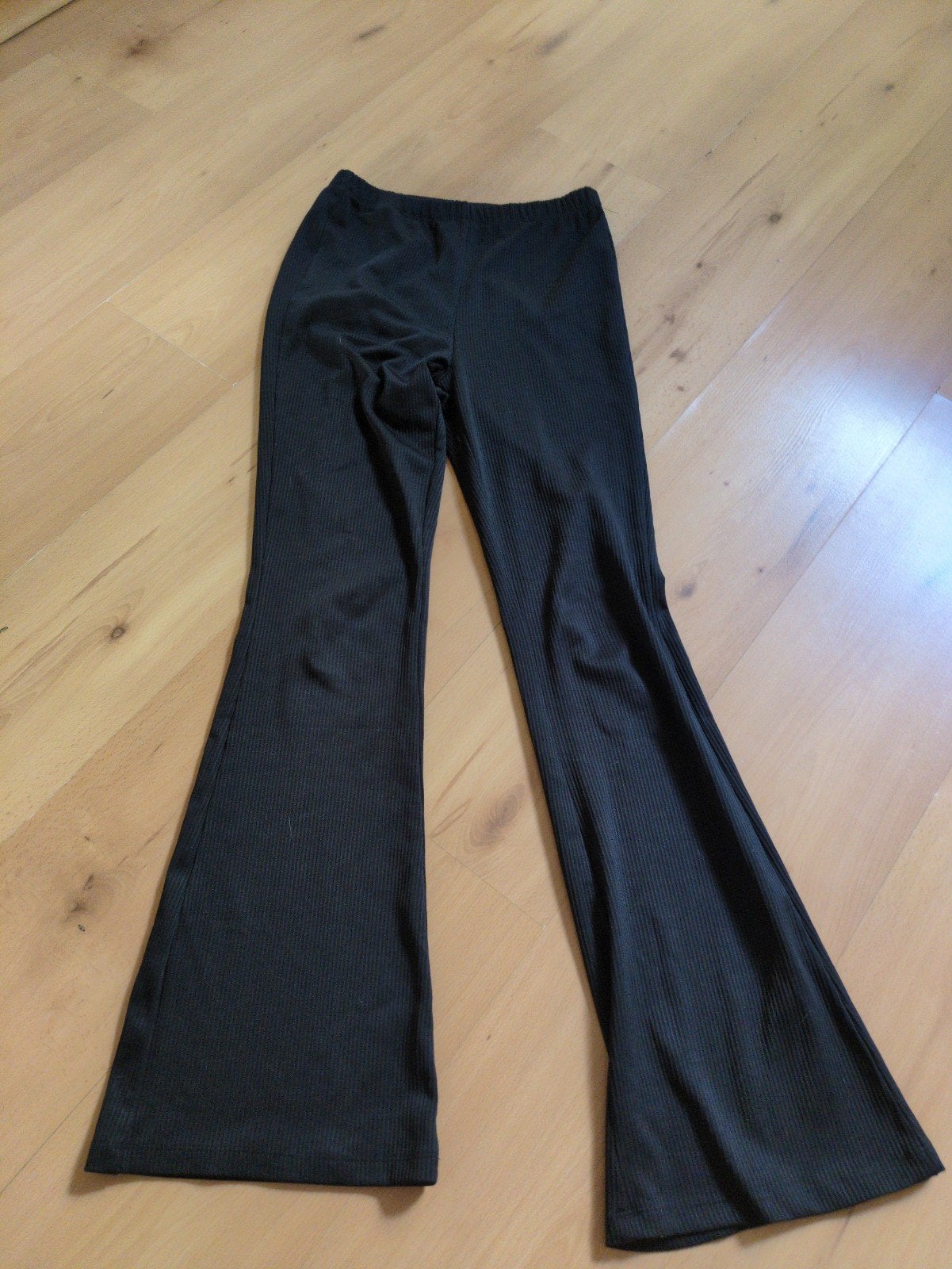 mooi broek met wijde pijpen, maat s, Zwart, Ophalen of Verzenden, Zo goed als nieuw, Maat 36 (S)