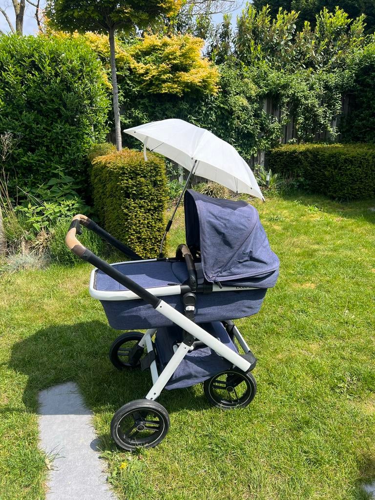 Dubatti One E3 kinderwagen Navy compleet met accessoires, Kinderen en Baby's, Kinderwagens en Combinaties, Zo goed als nieuw, Combiwagen