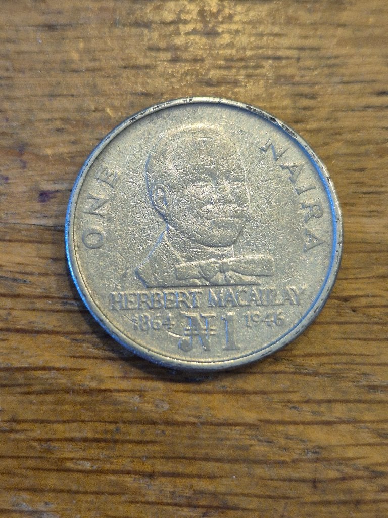 Nigeria - 1 Naira 1991, Ophalen of Verzenden, Nigeria