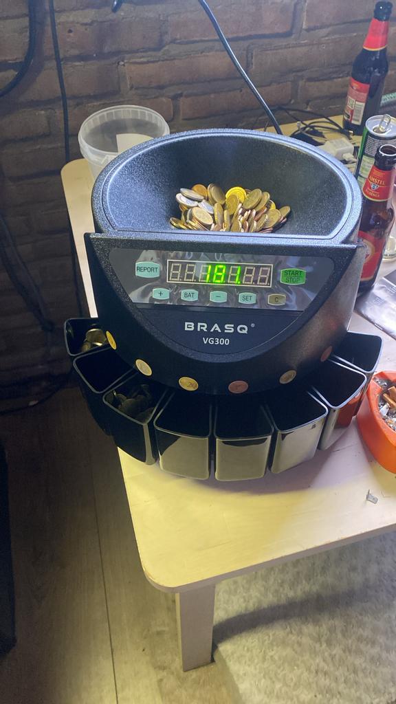 BRASQ VG300 Munten Sorteermachine en Teller, Postzegels en Munten, Munten en Bankbiljetten | Toebehoren, Ophalen of Verzenden
