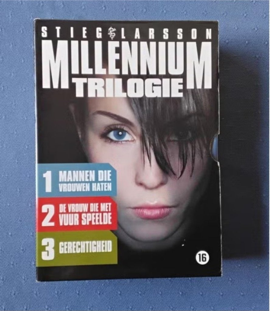 DVD Millennium trilogie Stieg Larsson (Lumière) bios versie, Cd's en Dvd's, Vanaf 16 jaar, Ophalen, Zo goed als nieuw, Overige genres