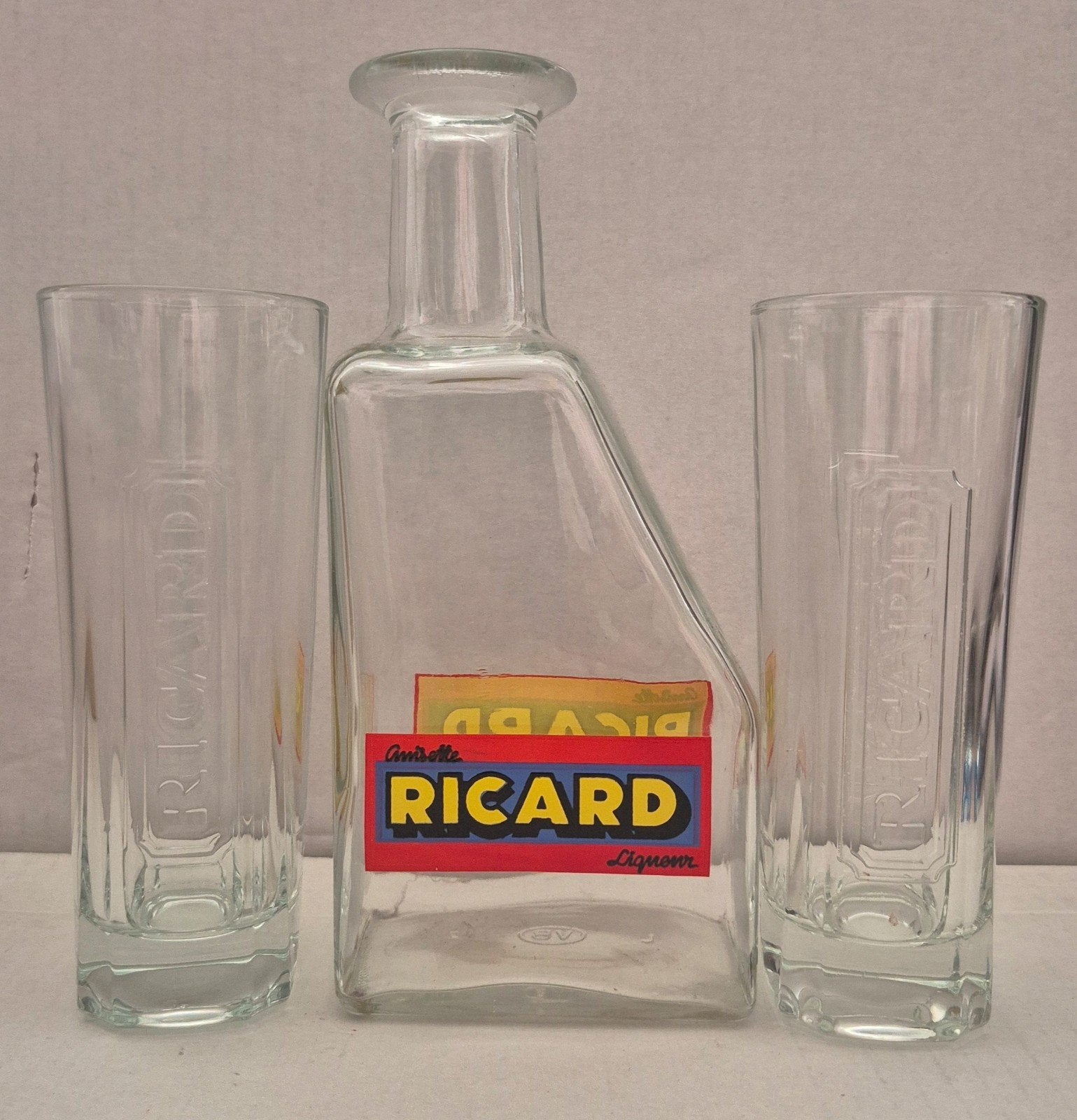 Ricard setje (V), Verzamelen, Ophalen of Verzenden, Borrel- of Shotglas