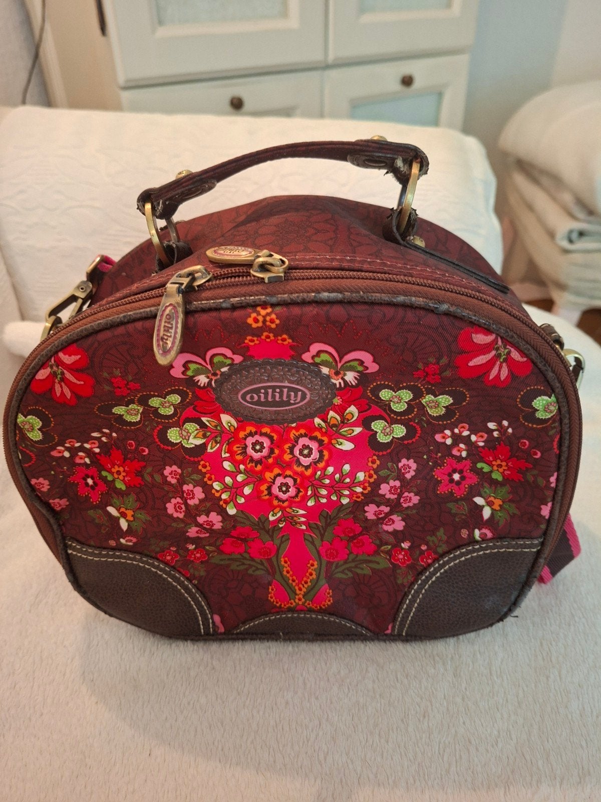 Superleuke oilily tas / koffertje / make-up tas, Ophalen of Verzenden