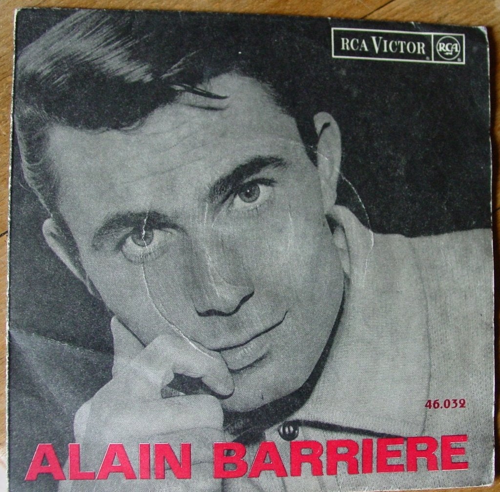 45T 7INCH VINYL SINGLE ALAIN BARRIERE, Ophalen of Verzenden, Zo goed als nieuw, Pop