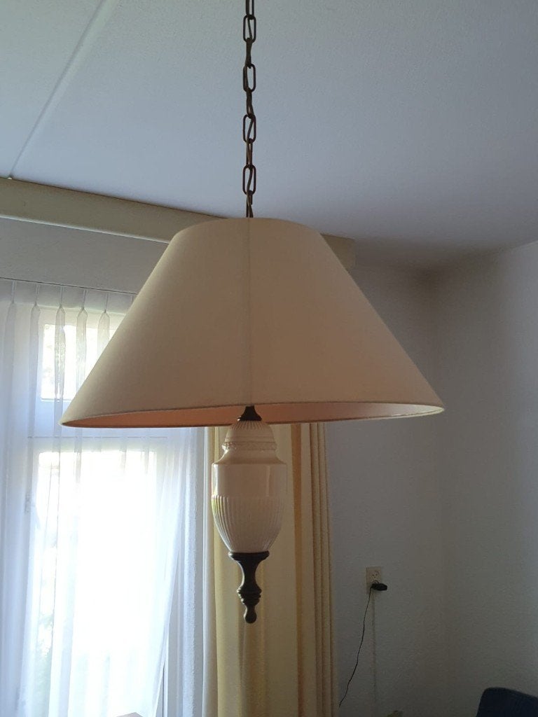 Wedgewood Edme Hanglamp, Ophalen, Zo goed als nieuw, Steen/keramiek, Klassiek