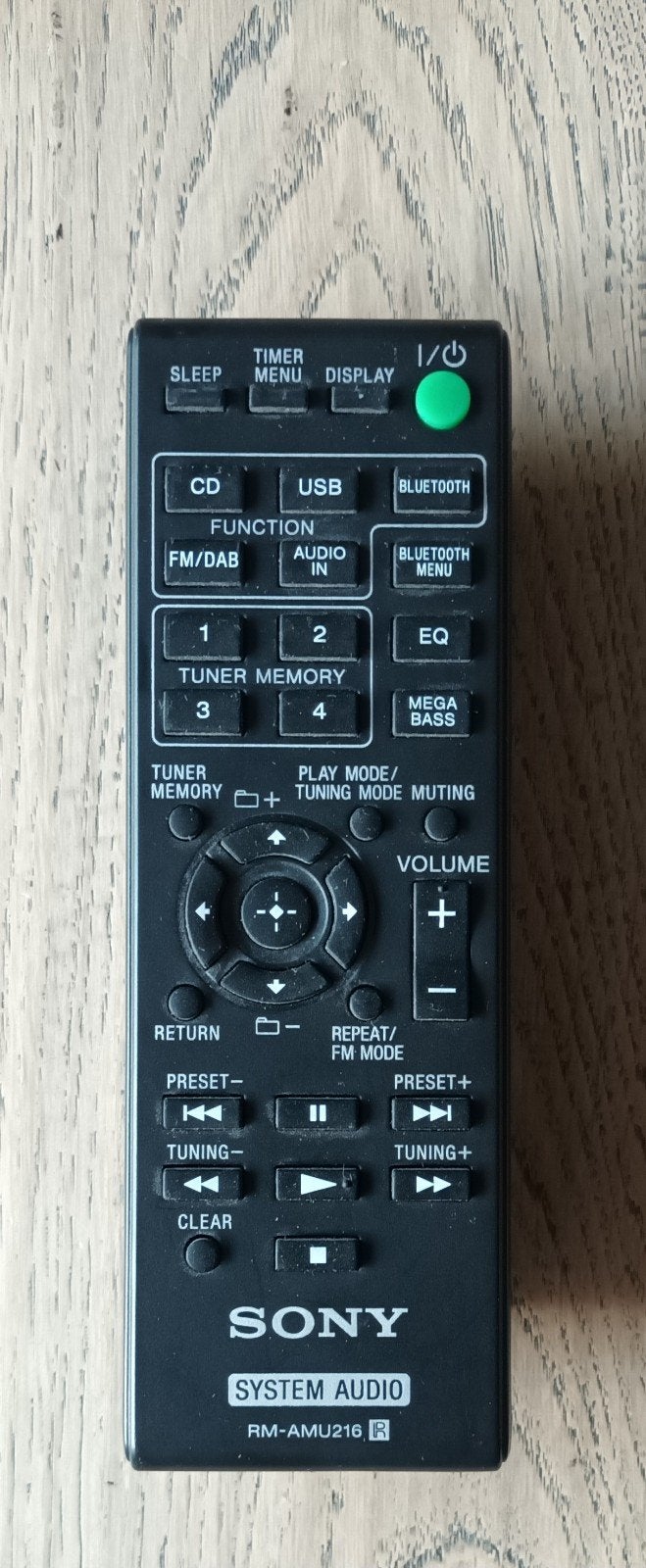 Sony RM-AMU216 afstandsbediening, Ophalen of Verzenden, Zo goed als nieuw, Origineel