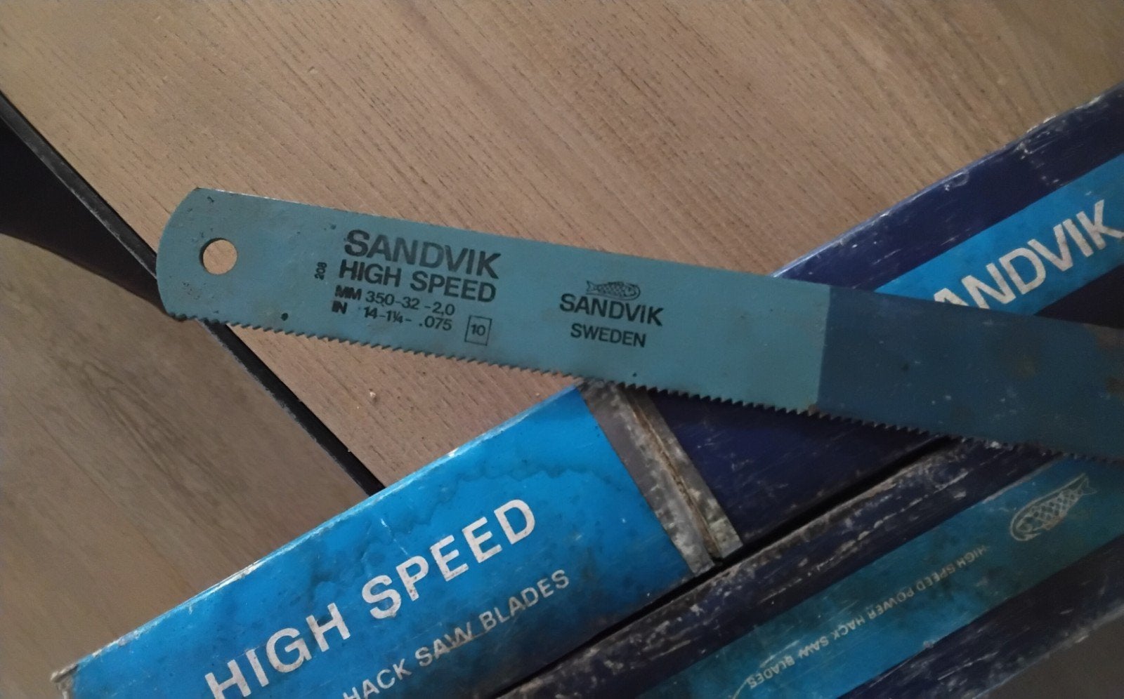 14 Sandvik Highspeed Afkortzagen - Nieuw in doos 350mm lang, Doe-het-zelf en Verbouw, Gereedschap | Zaagmachines, Ophalen of Verzenden