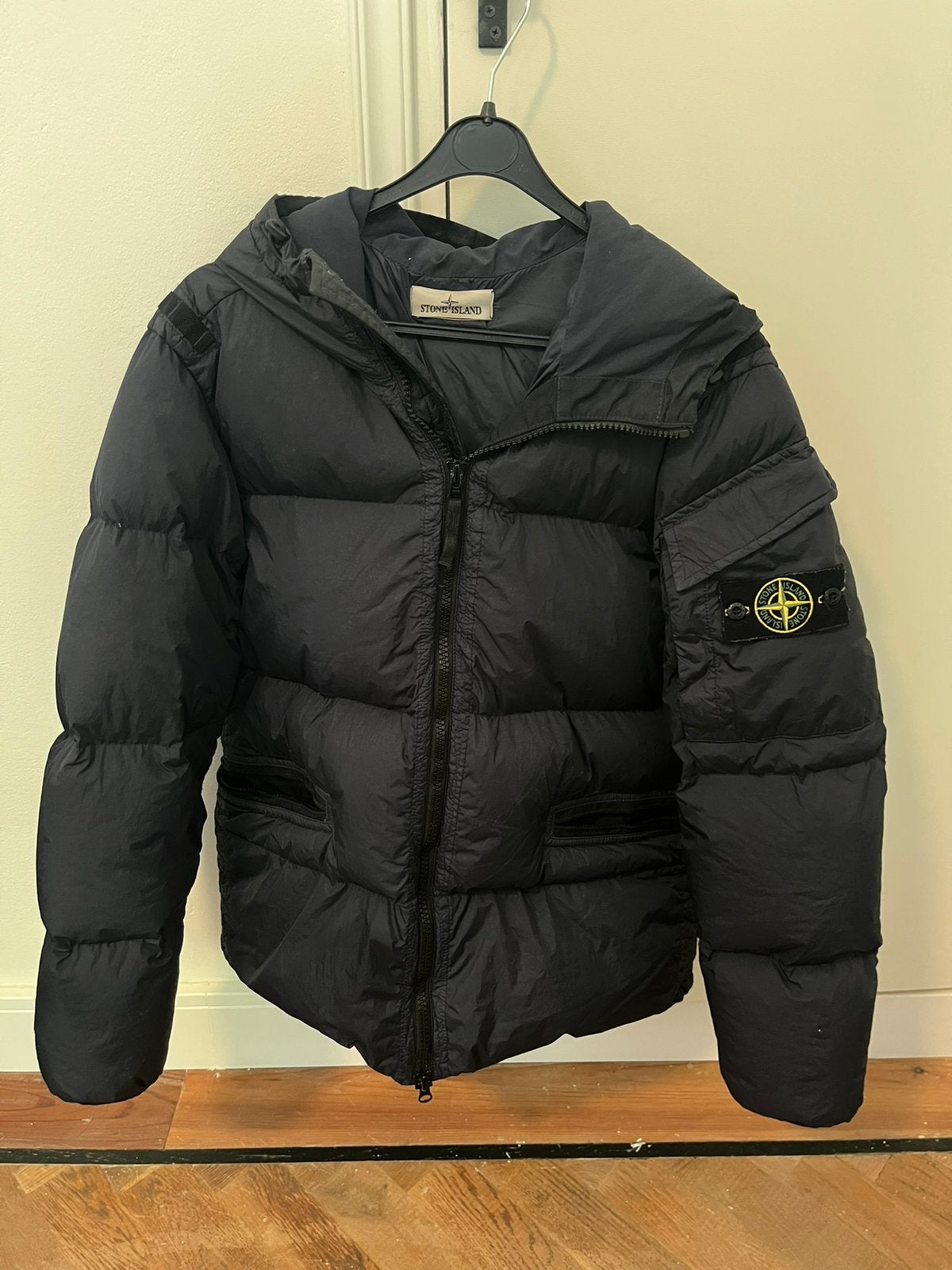 Stone Island jas, Verzenden, Zo goed als nieuw, Maat 52/54 (L), Blauw