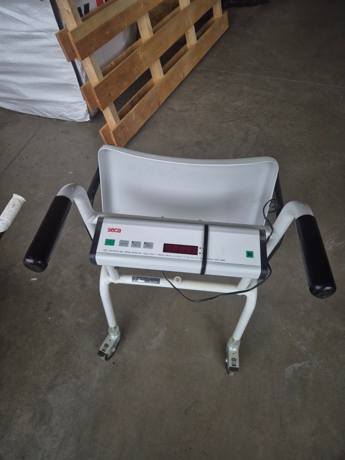 Seca Personenweegschaal - Digitale Stoelweegschaal 200kg, Witgoed en Apparatuur, Gebruikt, 1 tot 500 gram, 100 kg of meer, Ophalen of Verzenden