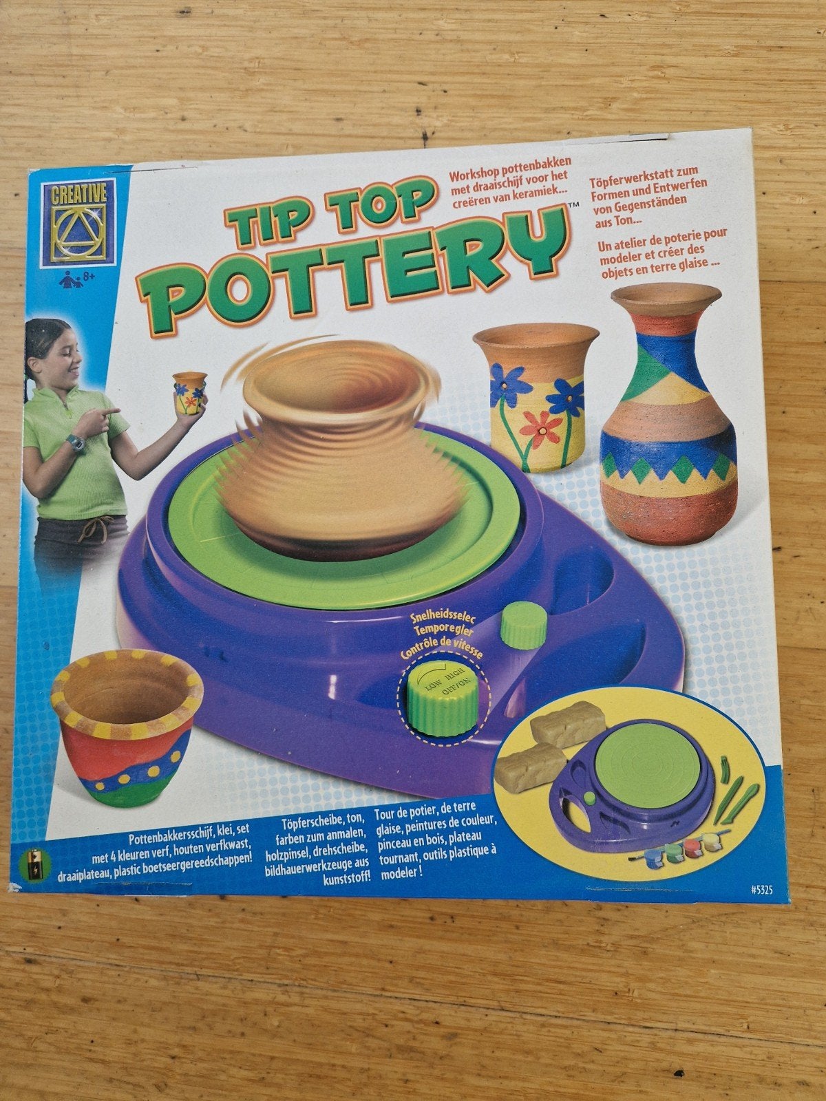 Tip Top Pottery Knutselset - Gebruikt, klei op, Ophalen of Verzenden