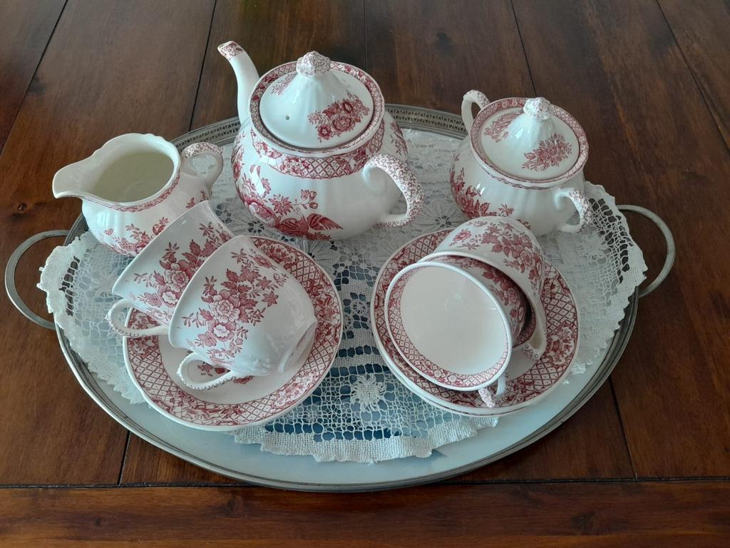 Mason's Ironstone Stratford Servies - Thee/Koffie Set, Ophalen, Zo goed als nieuw, Overige stijlen, Aardewerk