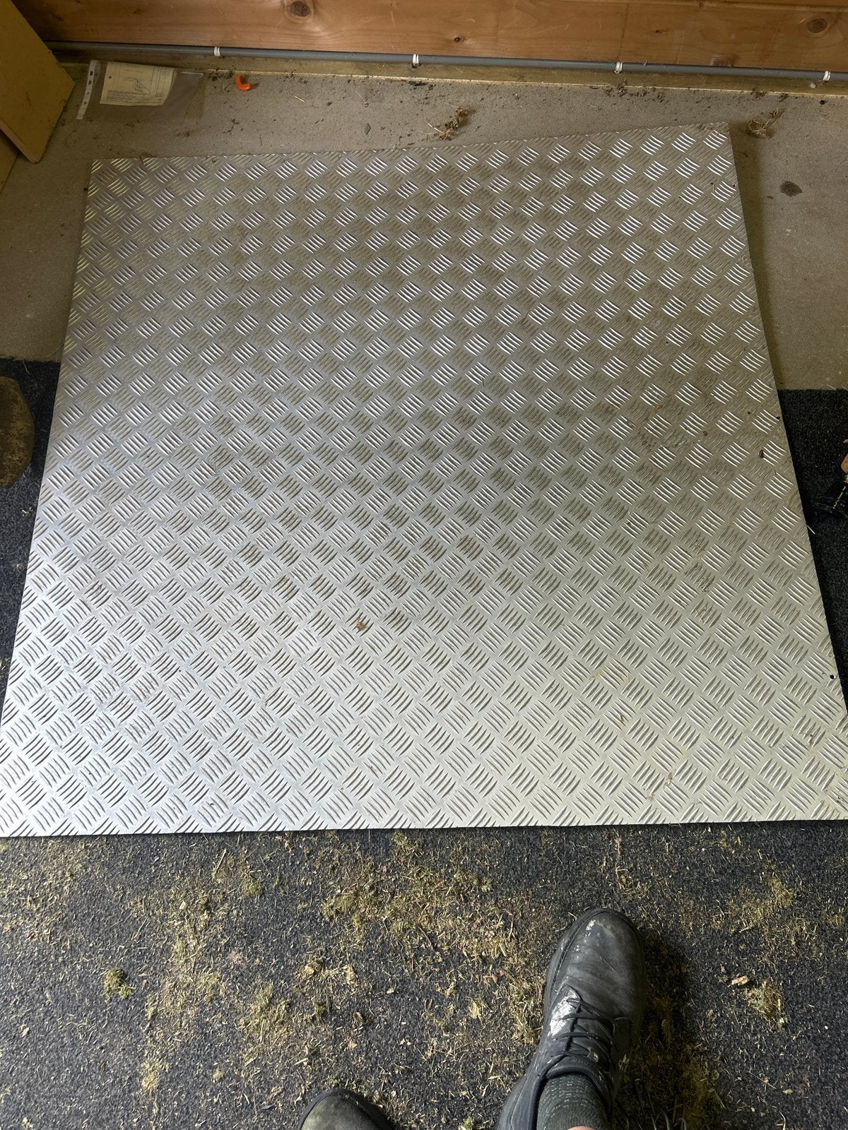 Aluminium Traanplaat - Gebruikt, Ophalen of Verzenden, Gebruikt, Overige materialen, Minder dan 20 mm