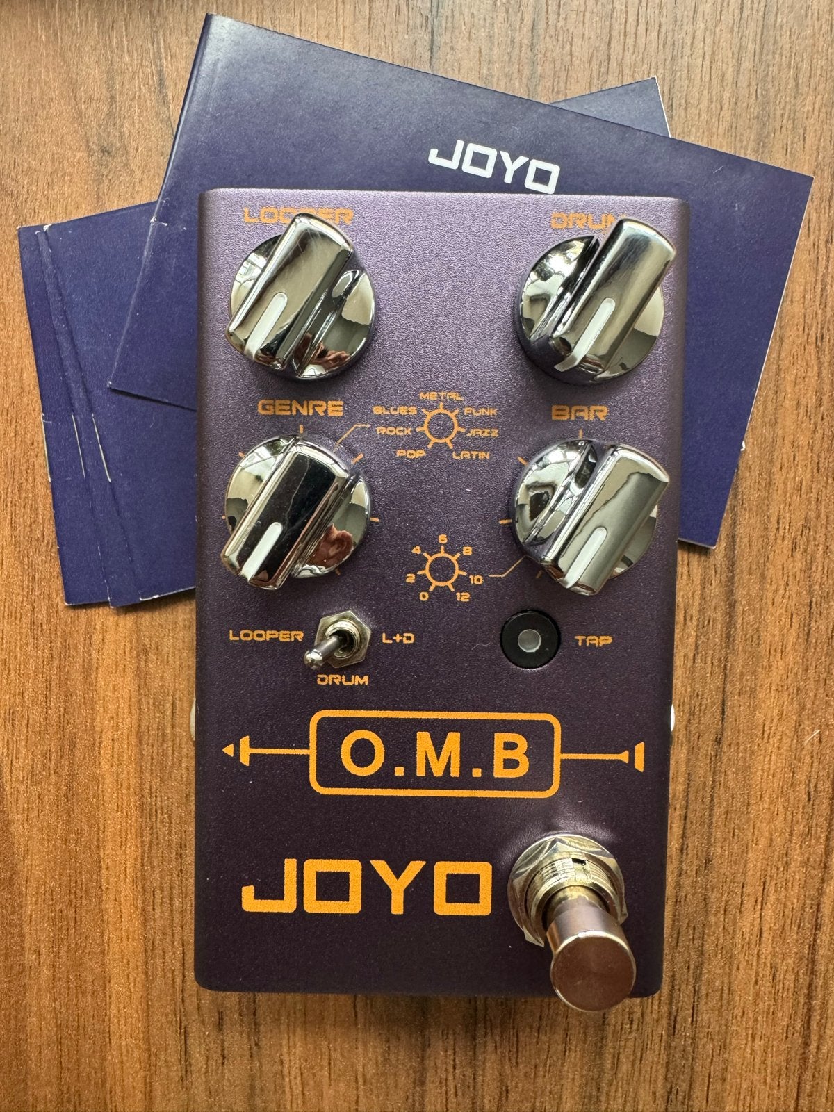 Joyo R-06 O.M.B. Looper & Drum Machine Gitaarpedaal, Muziek en Instrumenten, Ophalen of Verzenden, Zo goed als nieuw, Overige typen