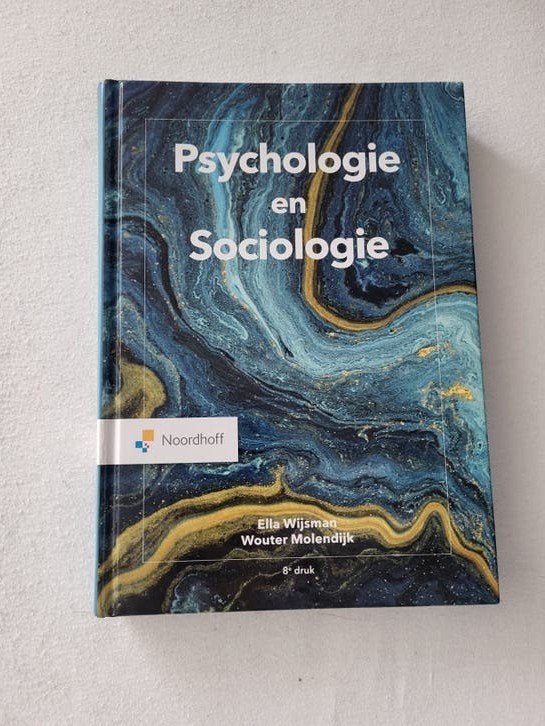 Psychologie en Sociologie (SJD), Boeken, Studieboeken en Cursussen, Zo goed als nieuw, Ella Wijsman; Wouter Molendijk, Alpha, HBO