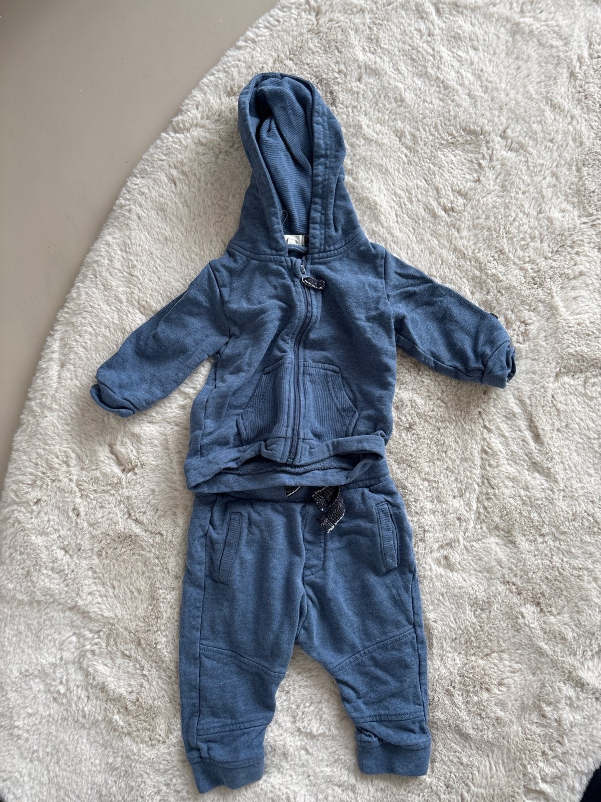 Blauw joggingpakje voor baby's, Ophalen of Verzenden, Gebruikt, Jongetje of Meisje