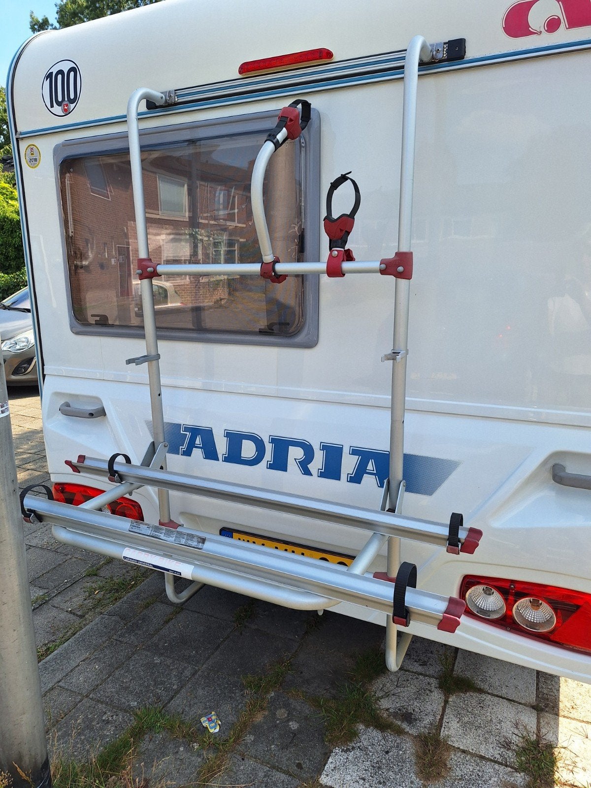 Fiamma Carry-Bike Caravan Universal fietsendrager, Ophalen, 2 fietsen, Gebruikt, Achterklepdrager