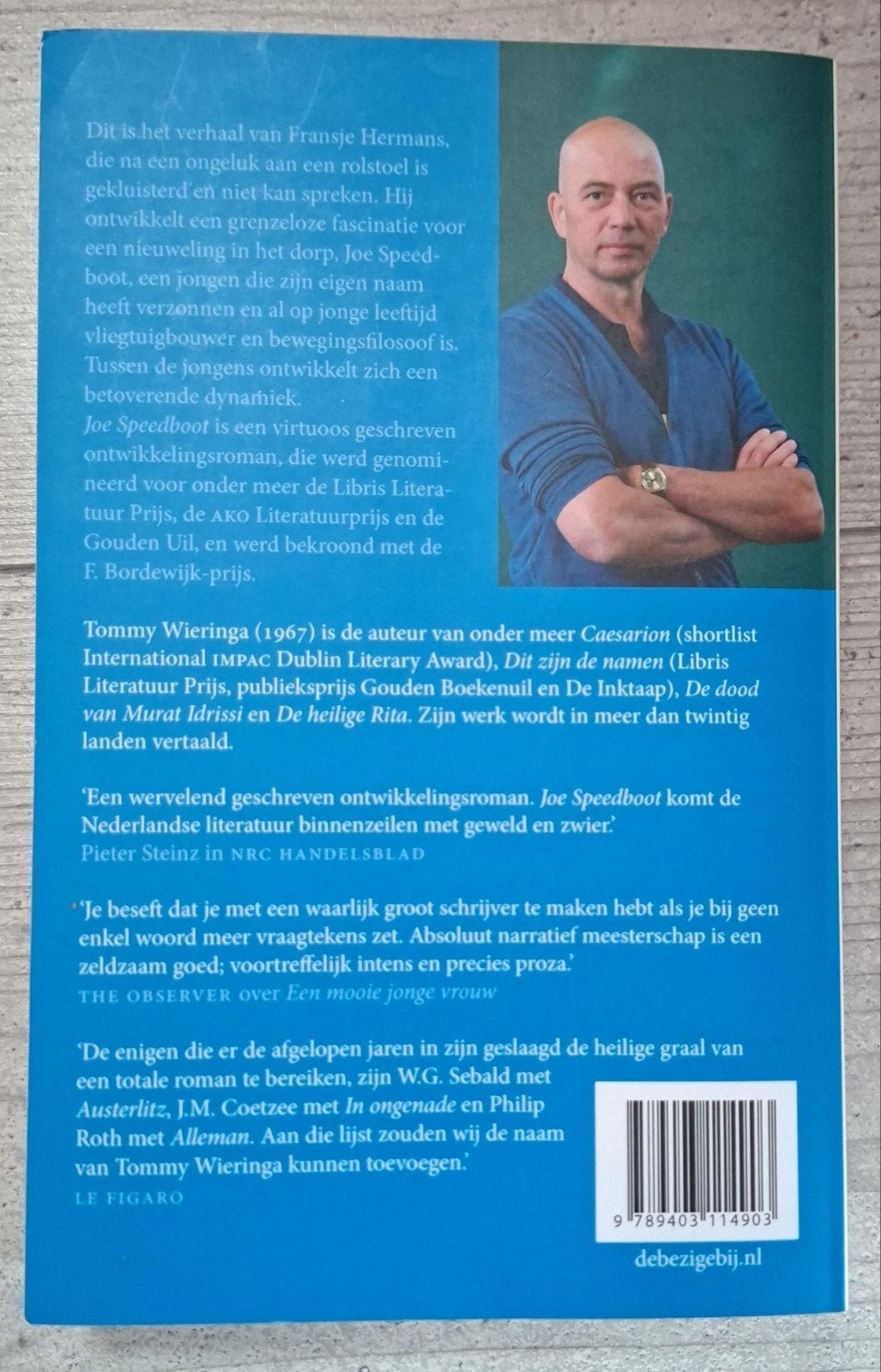 Joe Speedboot - Tommy Wieringa (60e druk), Ophalen, Zo goed als nieuw, Tommy Wieringa, Nederland