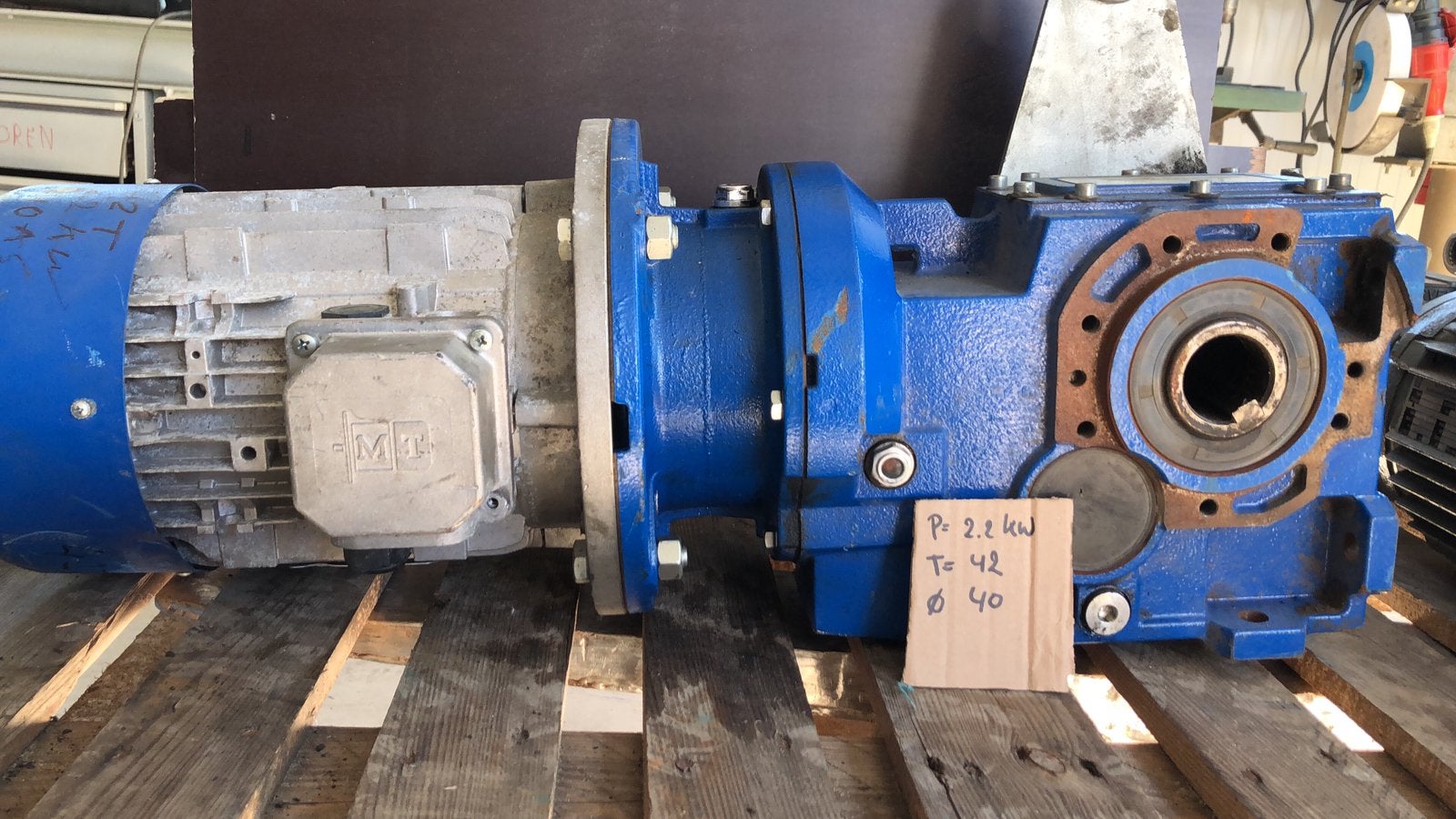 Elektromotor, Doe-het-zelf en Verbouw, Ophalen of Verzenden, Gebruikt, Elektromotor, Minder dan 1400 rpm