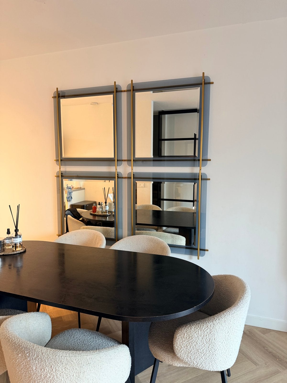 Eichholtz Spiegel zgn!, Huis en Inrichting, Ophalen, Vierkant, Zo goed als nieuw, 75 tot 100 cm