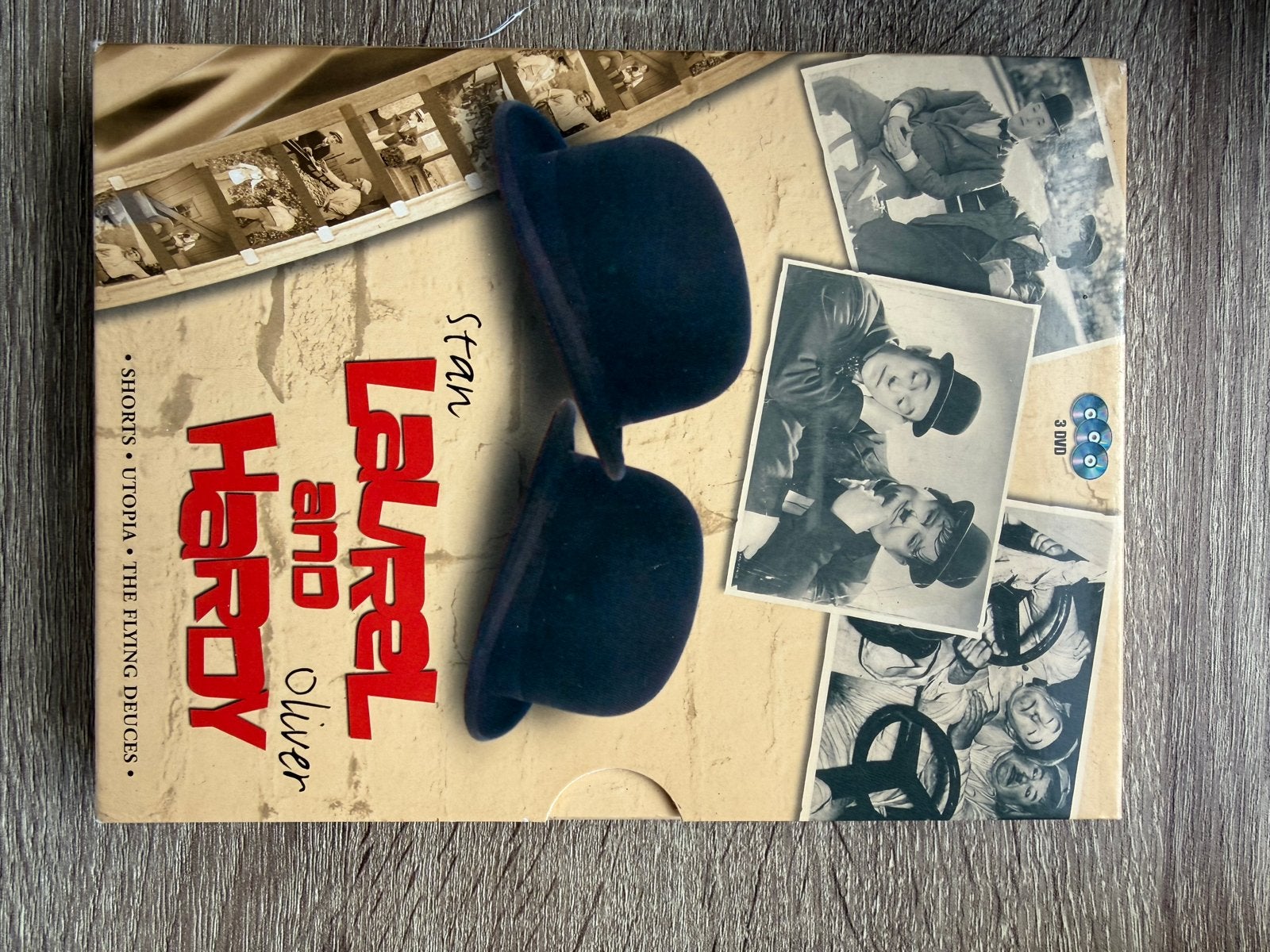 Laurel & Hardy: 3 DVD Boxset - Historische Momenten, Cd's en Dvd's, Dvd's | Komedie, Gebruikt, Alle leeftijden, Ophalen of Verzenden