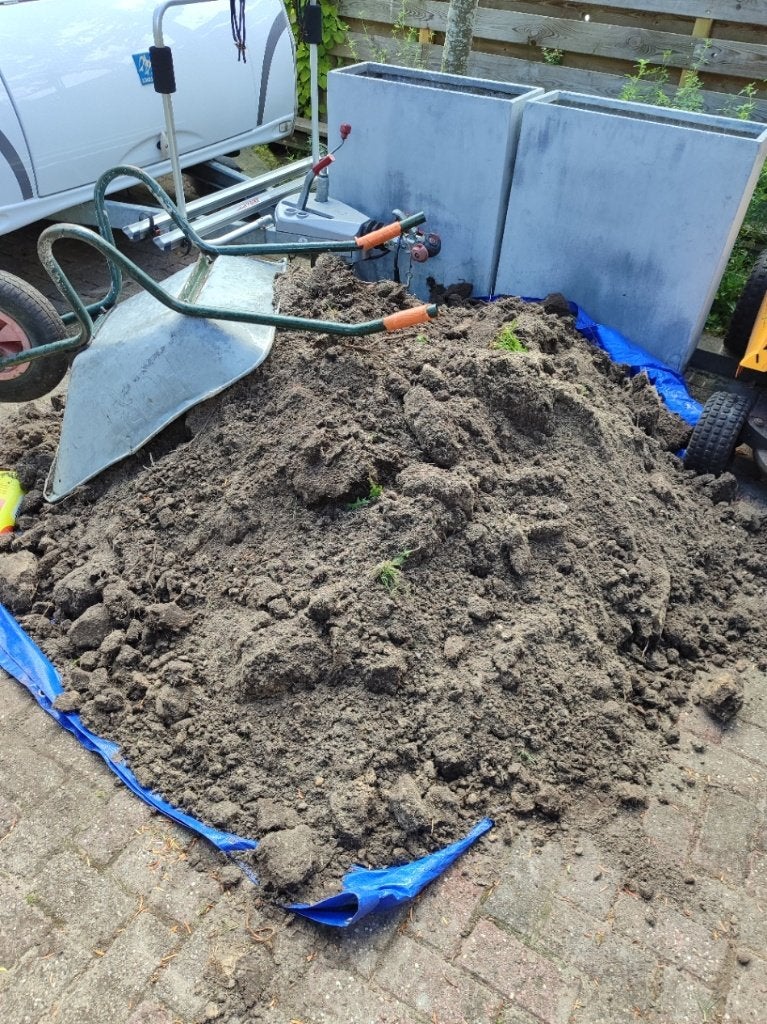 Zwarte grond 1m³, Ophalen, Tuinaarde