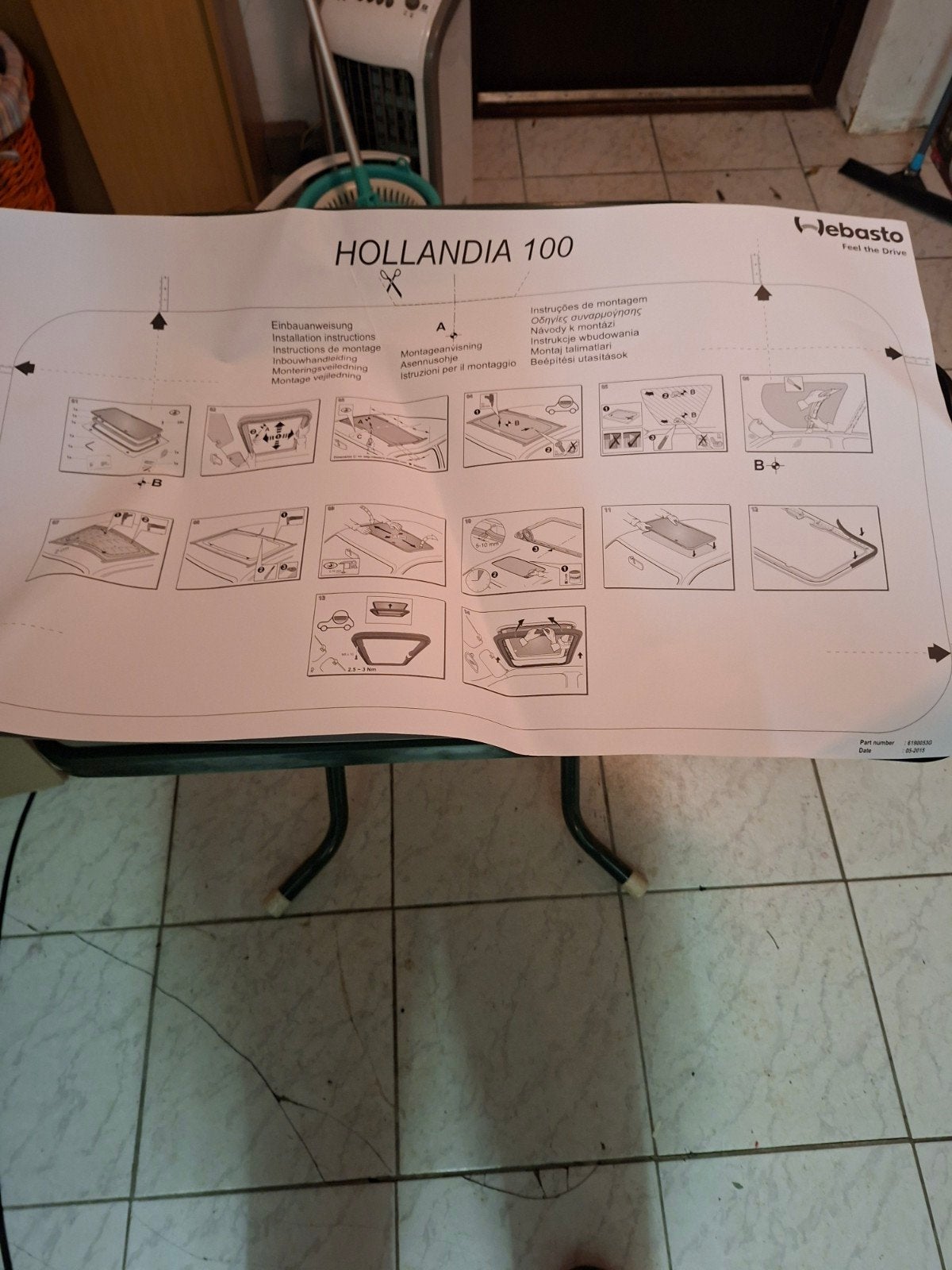 Webasto Hollandia 100 Schuifdak - Nieuw, Auto-onderdelen, Ophalen, Nieuw, Universele onderdelen
