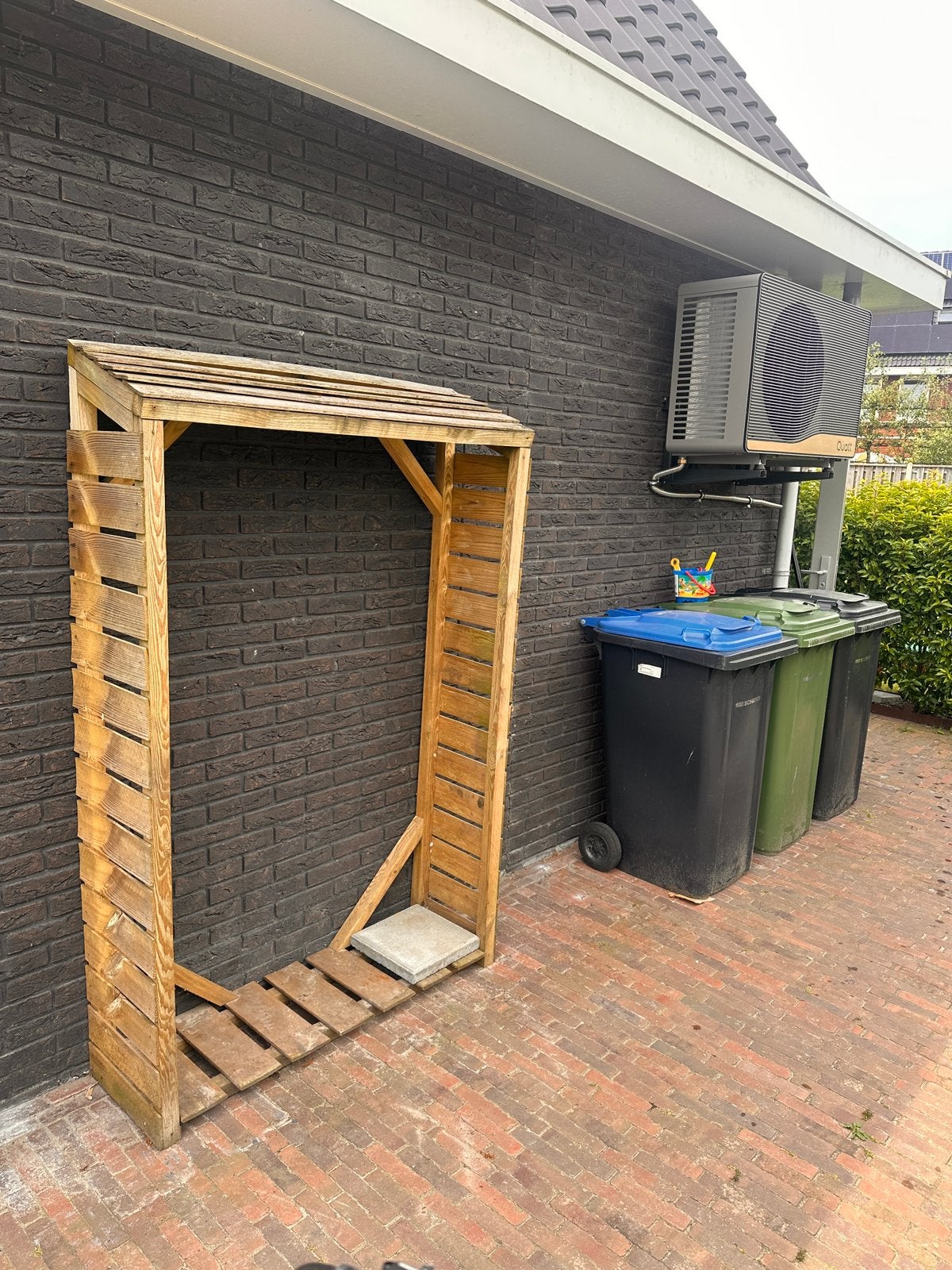 Tuinkast open hout in zeer goede staat, Tuin en Terras, Ophalen, Zo goed als nieuw, Hout, Overige typen