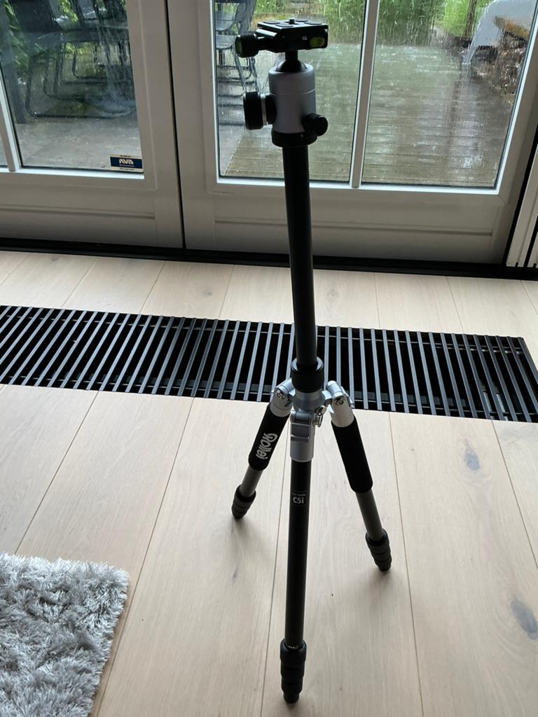 Rollei C5i Statief Titanium - Zo goed als nieuw, Zo goed als nieuw, Minder dan 150 cm, Met balhoofd, Ophalen of Verzenden