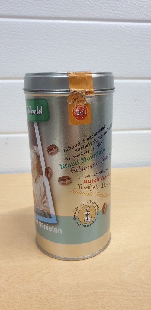 blik douwe egberts koffie, Ophalen of Verzenden
