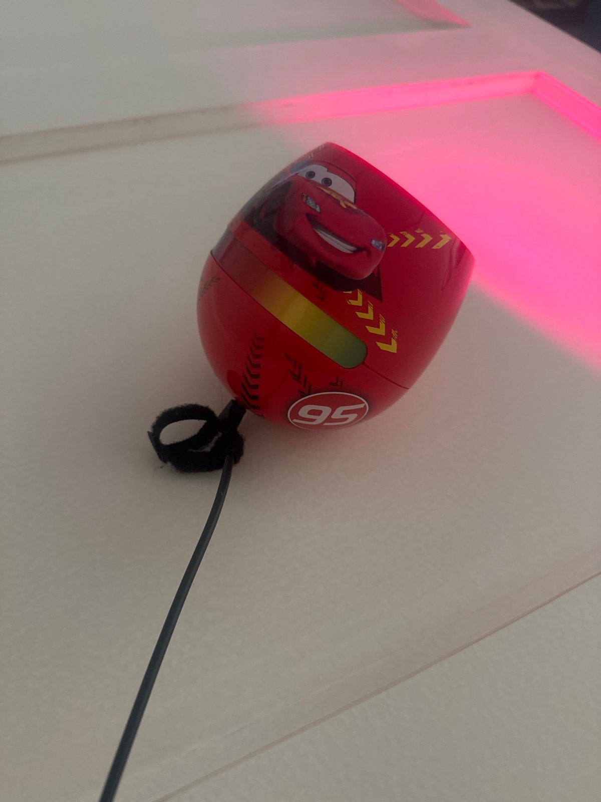 Cars Philips lamp - Bliksem McQueen nachtlampje, Ophalen of Verzenden, Zo goed als nieuw, Jongen of Meisje