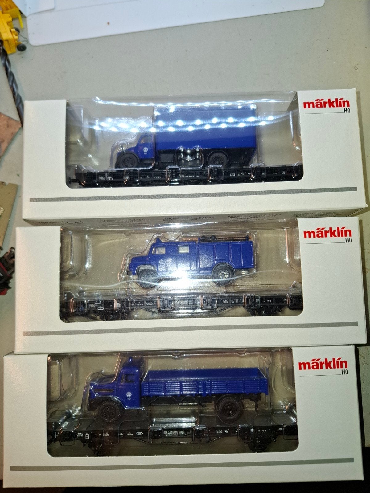 Marklin autotransport set 48724 in ovp, Wisselstroom, Wagon, Ophalen of Verzenden, Zo goed als nieuw