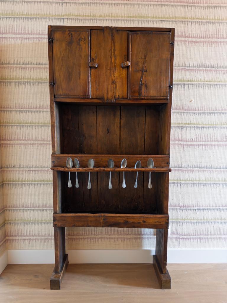 Antiek lepel kastje, Ophalen of Verzenden